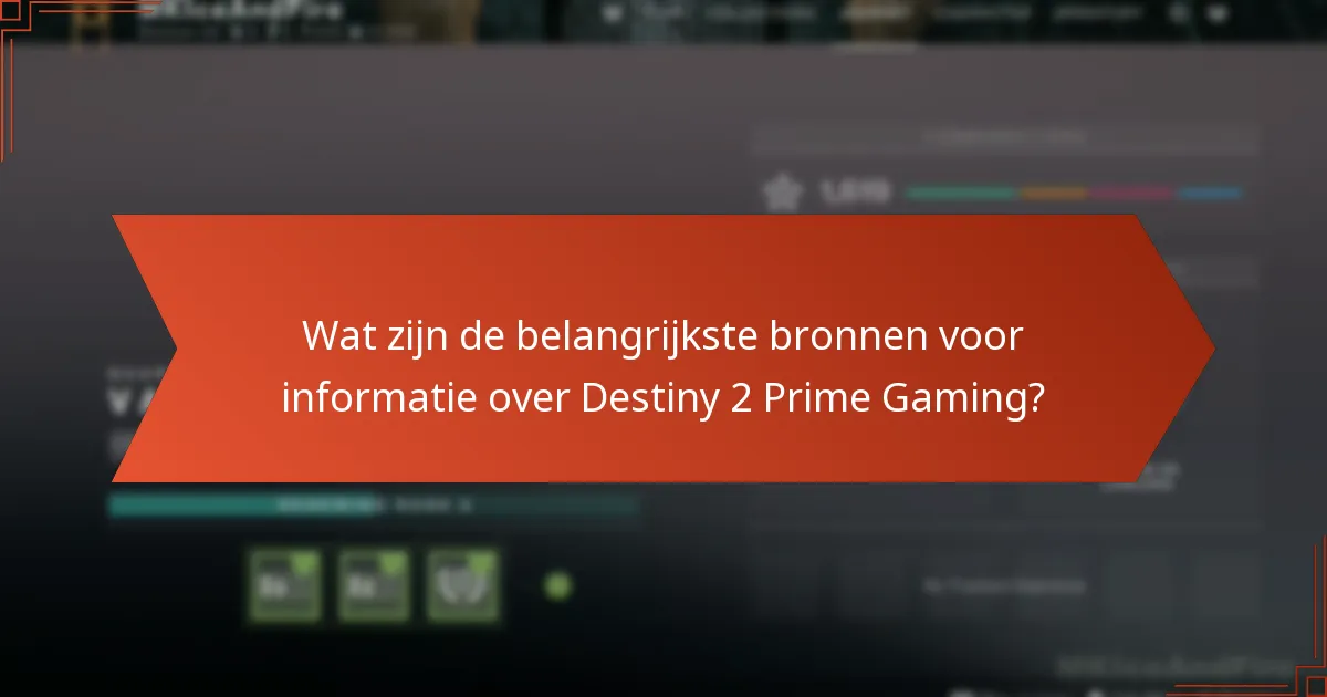 Wat zijn de voordelen van Prime Gaming voor Destiny 2-spelers?